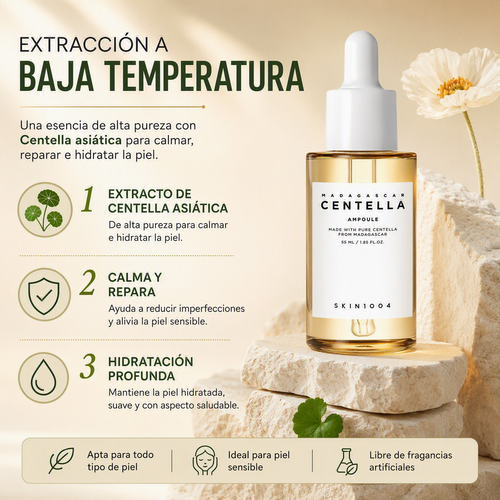 SKIN1004 Madagascar Centella Ampoule 55ml | Sérum Calmante con Centella Asiática