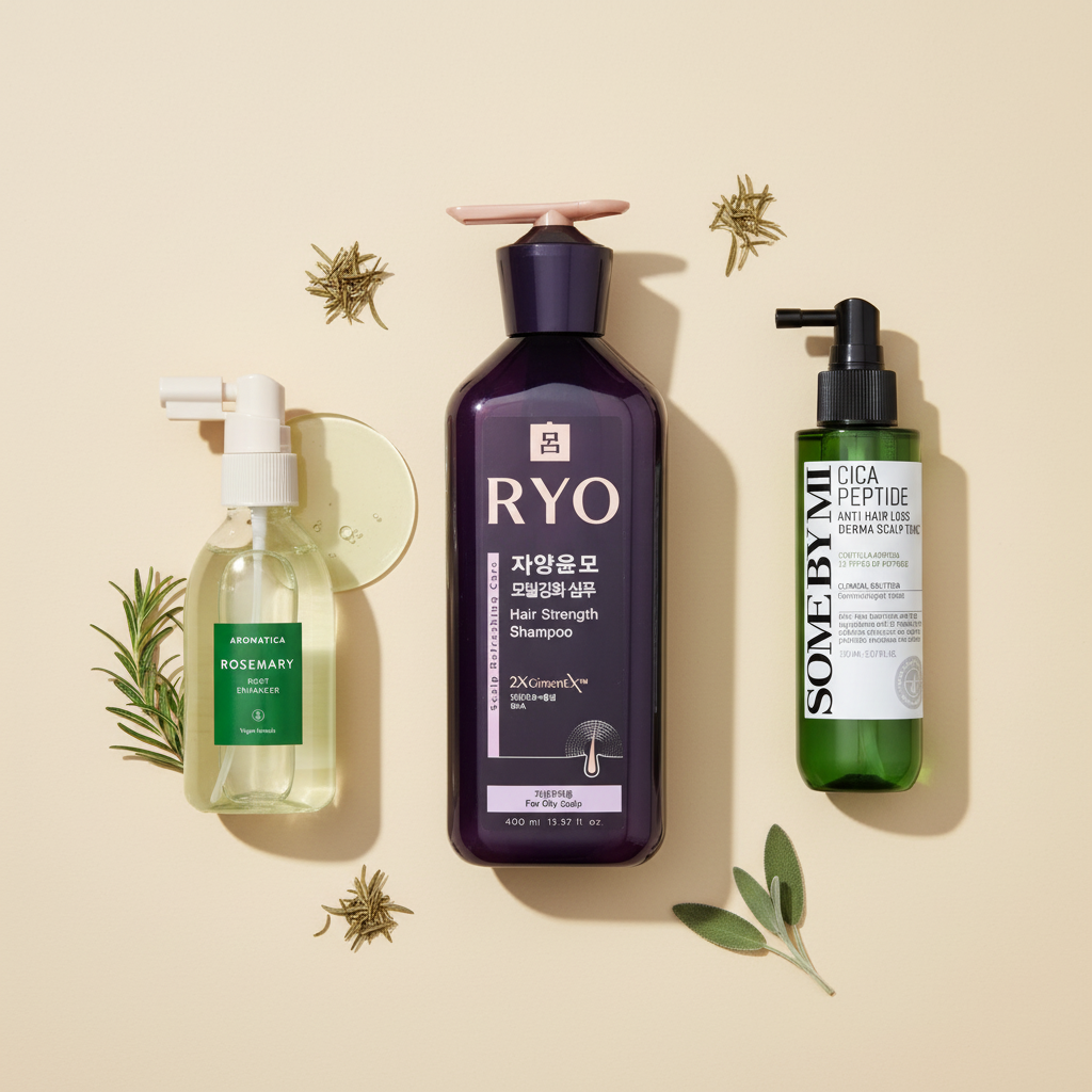 Pack Trilogía K-Beauty Anticaída - Ryo, Aromatica, Some By Mi